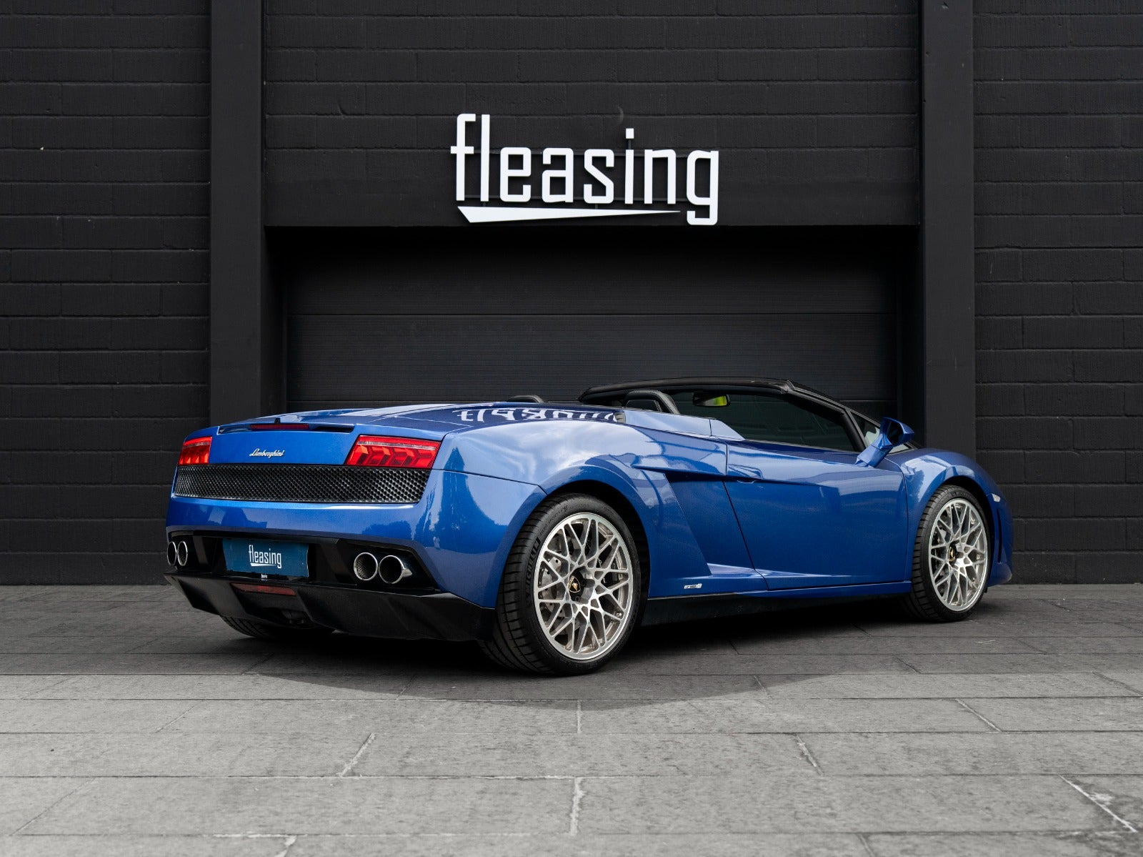 Blå Lamborghini Gallardo fra 2012