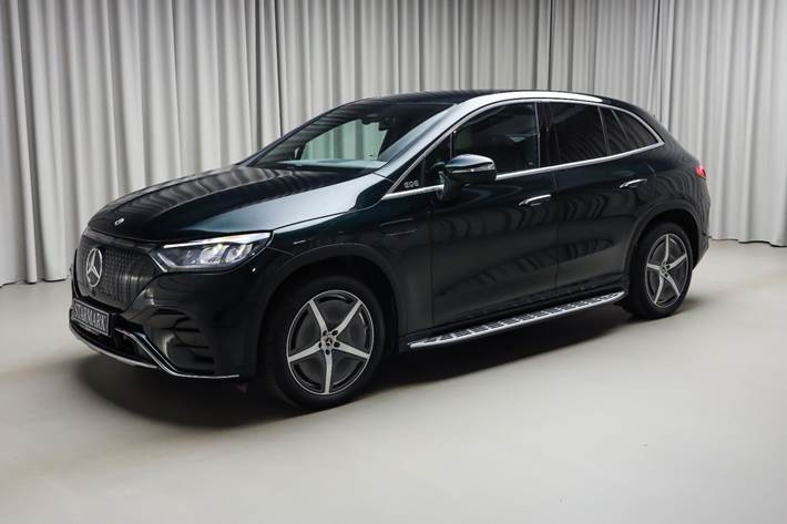 Grøn Mercedes EQE350 SUV fra 2024