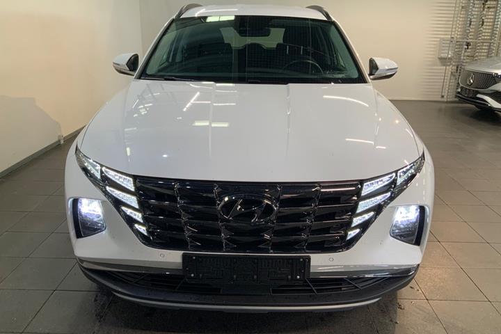 Hvid Hyundai Tucson fra 2024