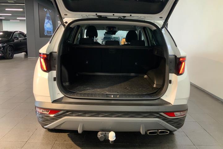 Hvid Hyundai Tucson fra 2024