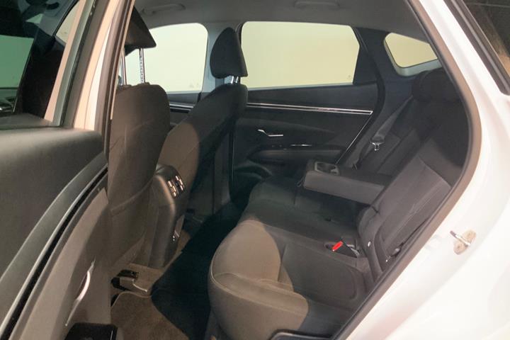 Hvid Hyundai Tucson fra 2024