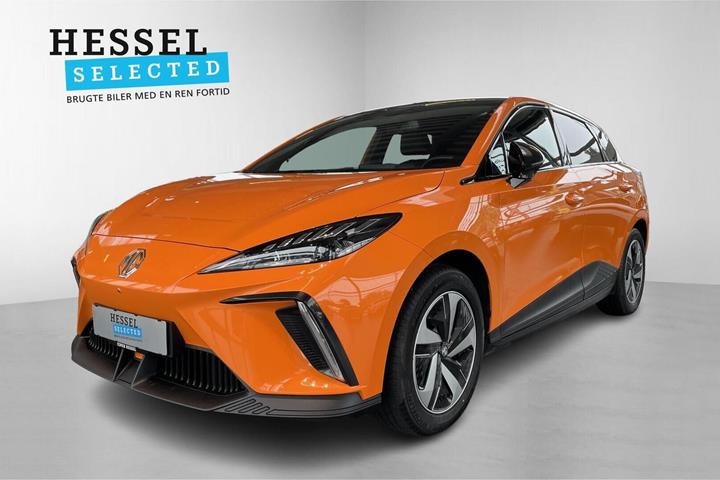 Orange MG MG4 fra 2022 set udefra