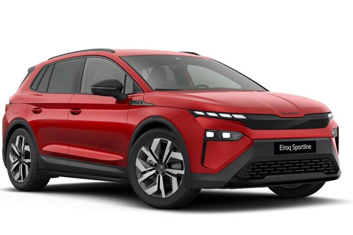 Rød Skoda Elroq fra 2025