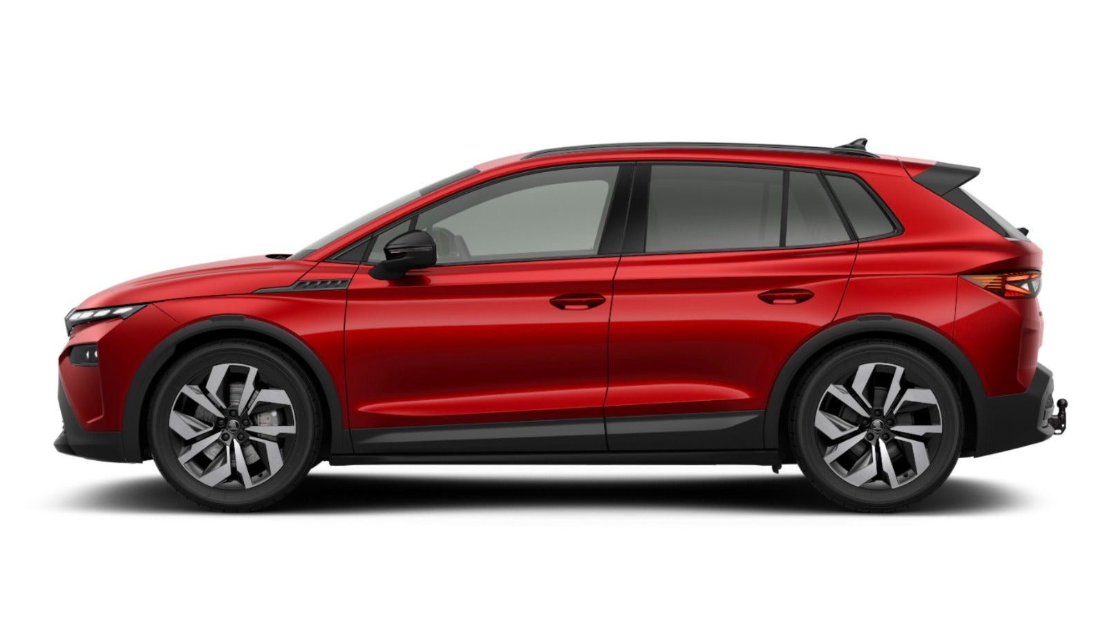 Rød Skoda Elroq fra 2025