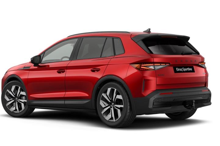 Rød Skoda Elroq fra 2025