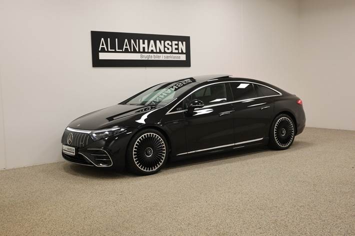 Sort Mercedes EQS53 fra 2023