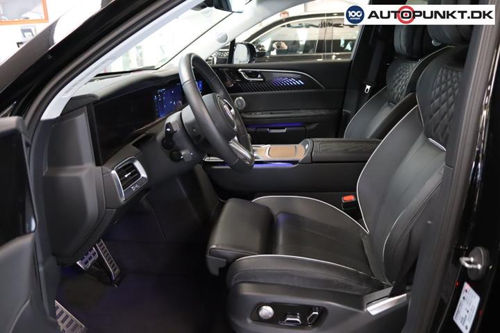 Sort Hongqi E-HS9 fra 2024