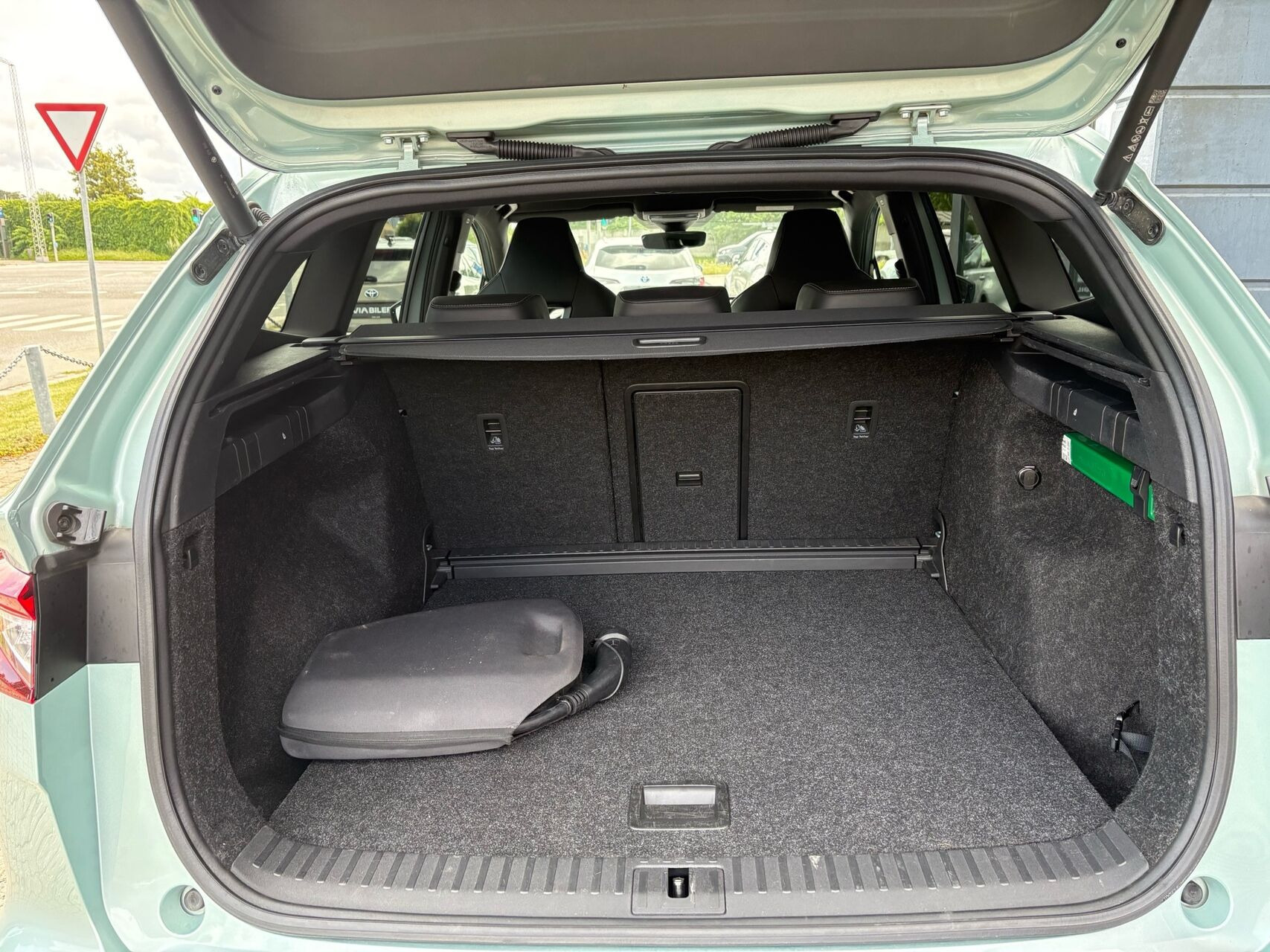 Grøn Skoda Enyaq fra 2021