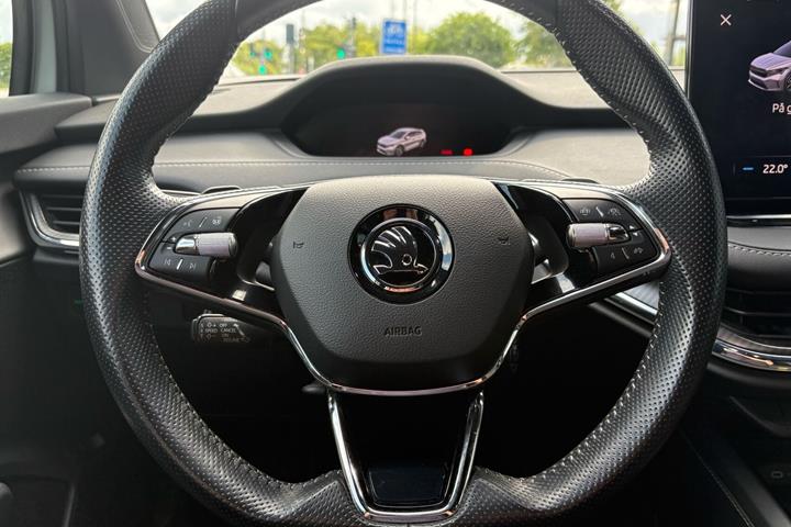 Grøn Skoda Enyaq fra 2021