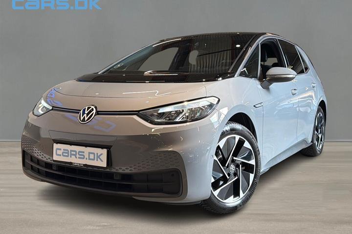 Grå VW ID.3 fra 2023 set udefra