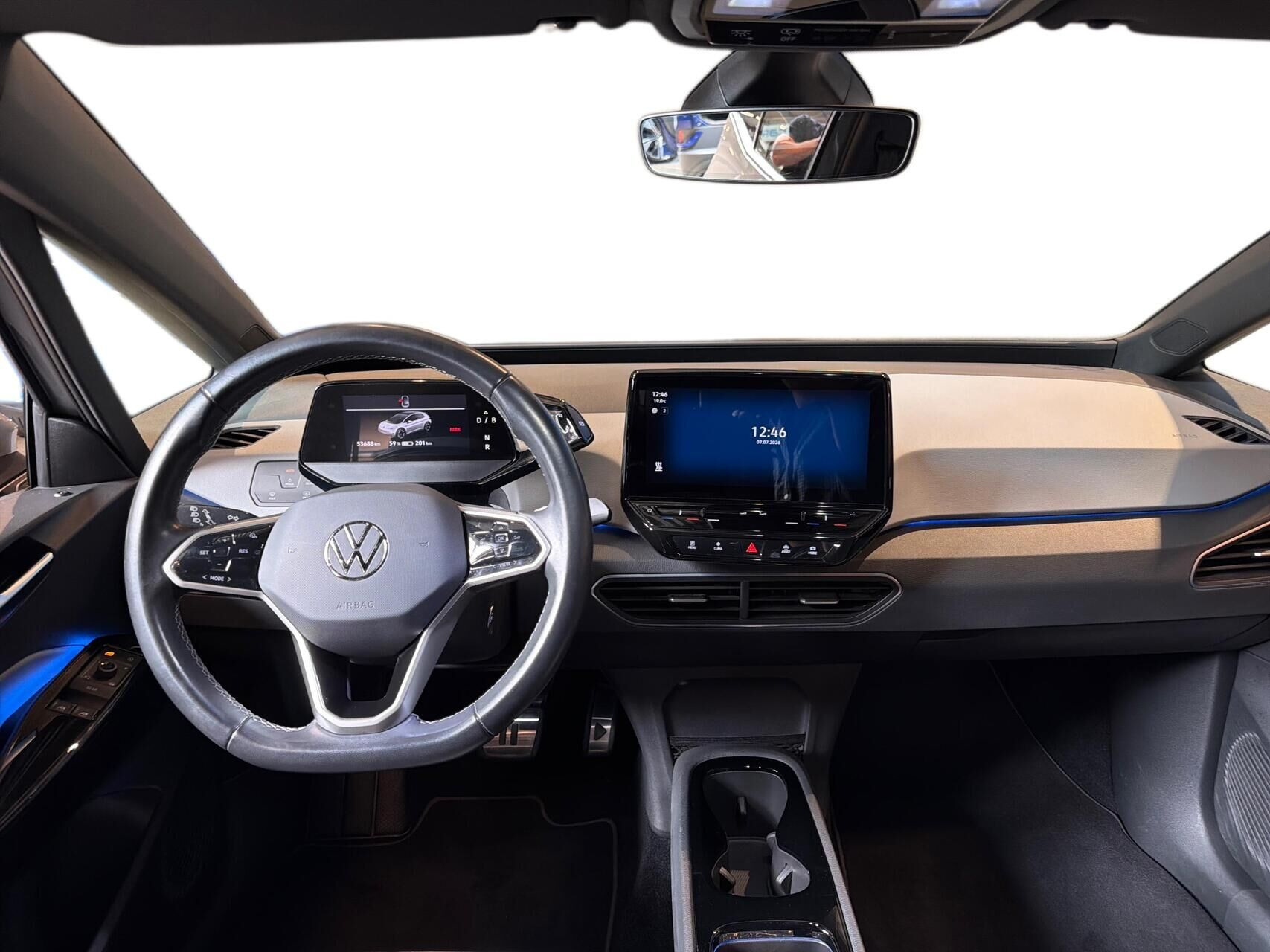 Grå VW ID.3 fra 2023