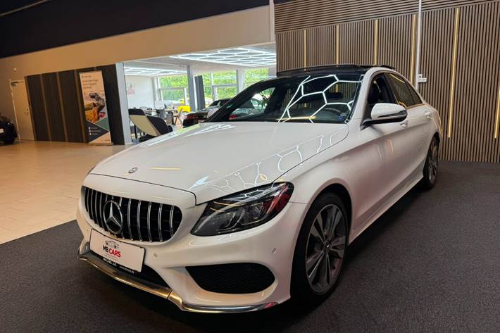 Hvid Mercedes C250 fra 2015