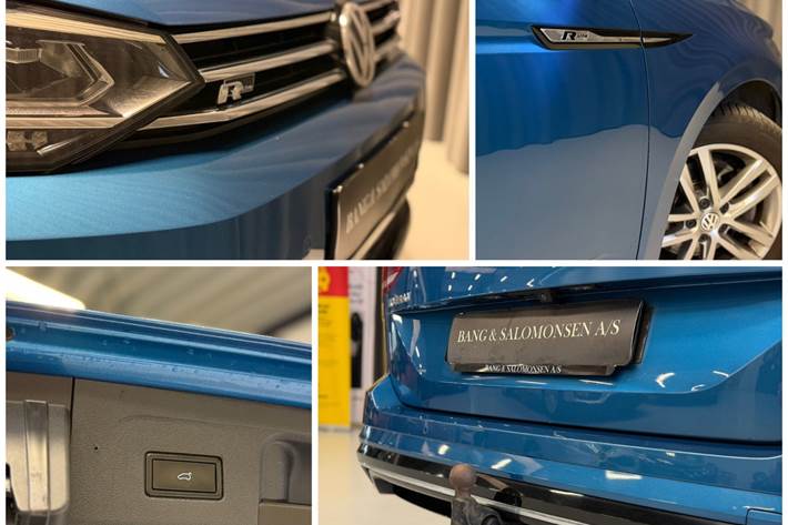 Blå VW Touran fra 2019