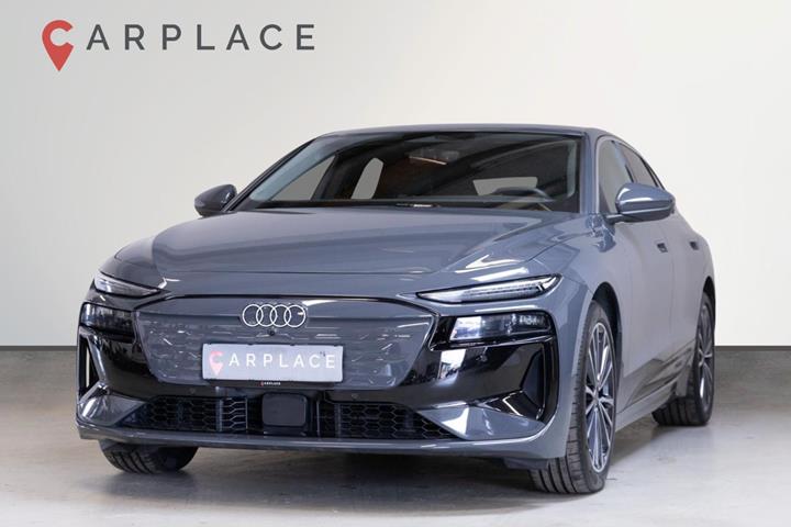 Grå Audi A6 e-tron fra 2025 set udefra