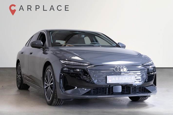Grå Audi A6 e-tron fra 2025