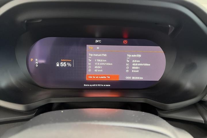 Blå Polestar 2 fra 2023