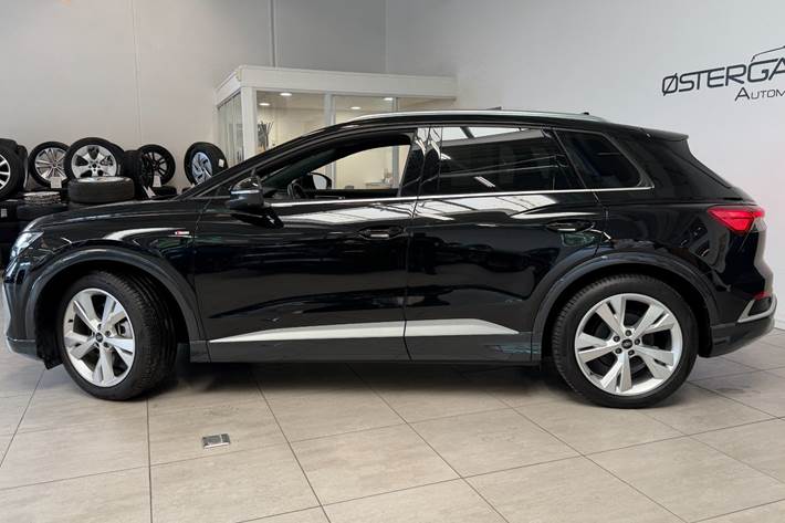 Sort Audi Q4 e-tron fra 2024
