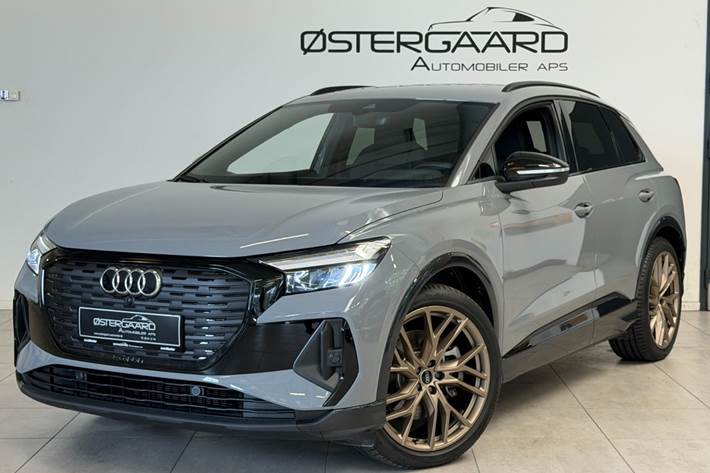 Grå Audi Q4 e-tron fra 2025