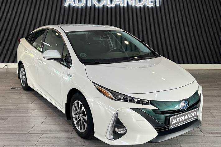 Hvid Toyota Prius fra 2018