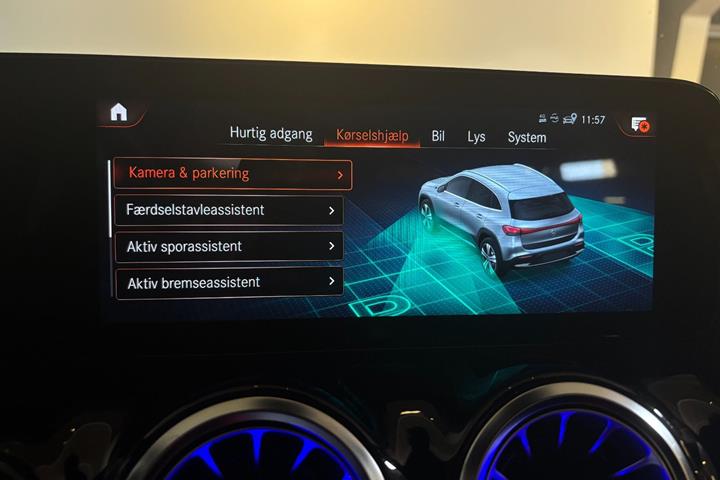 Grå Mercedes EQA250 fra 2021