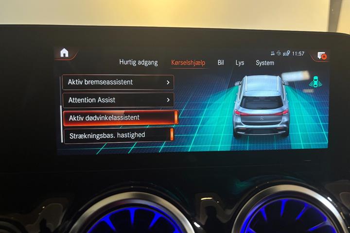 Grå Mercedes EQA250 fra 2021