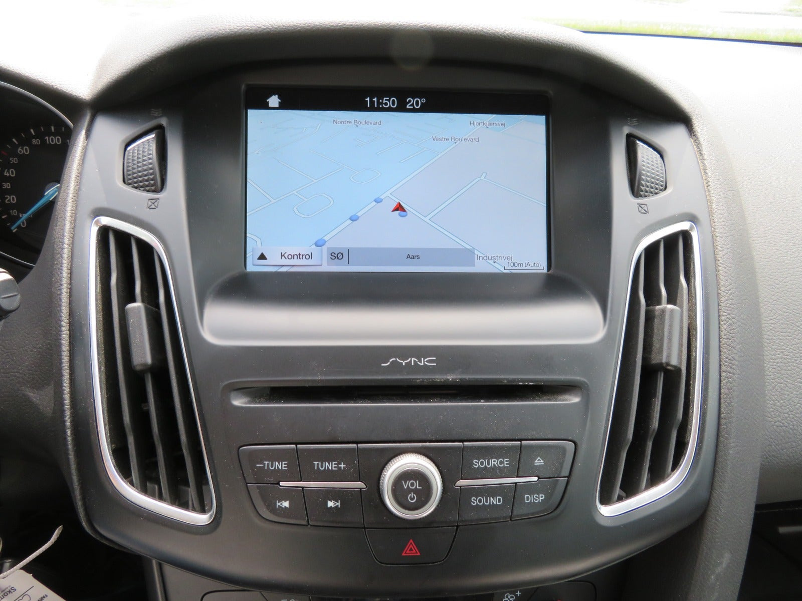 Sort Ford Focus fra 2017