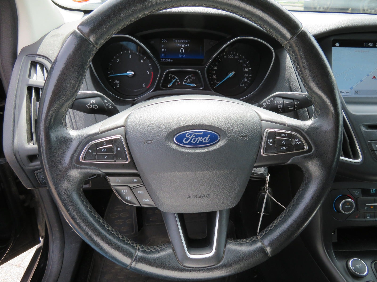 Sort Ford Focus fra 2017