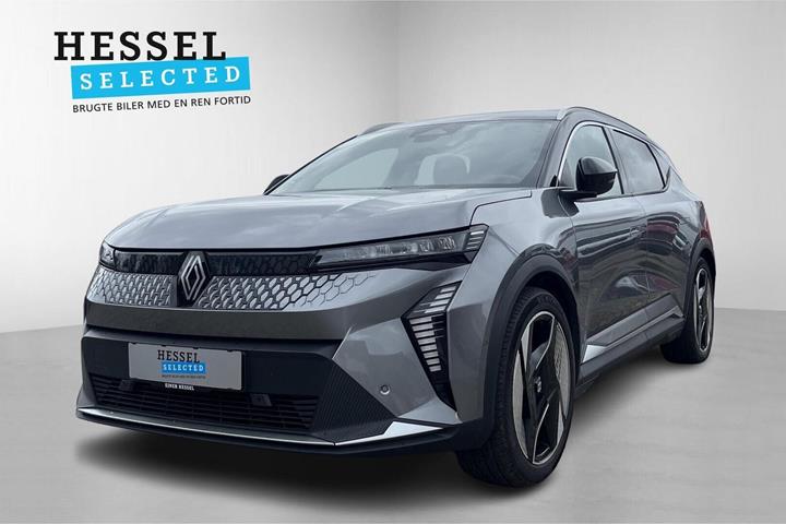 Grå Renault Scenic E-Tech fra 2024 set udefra