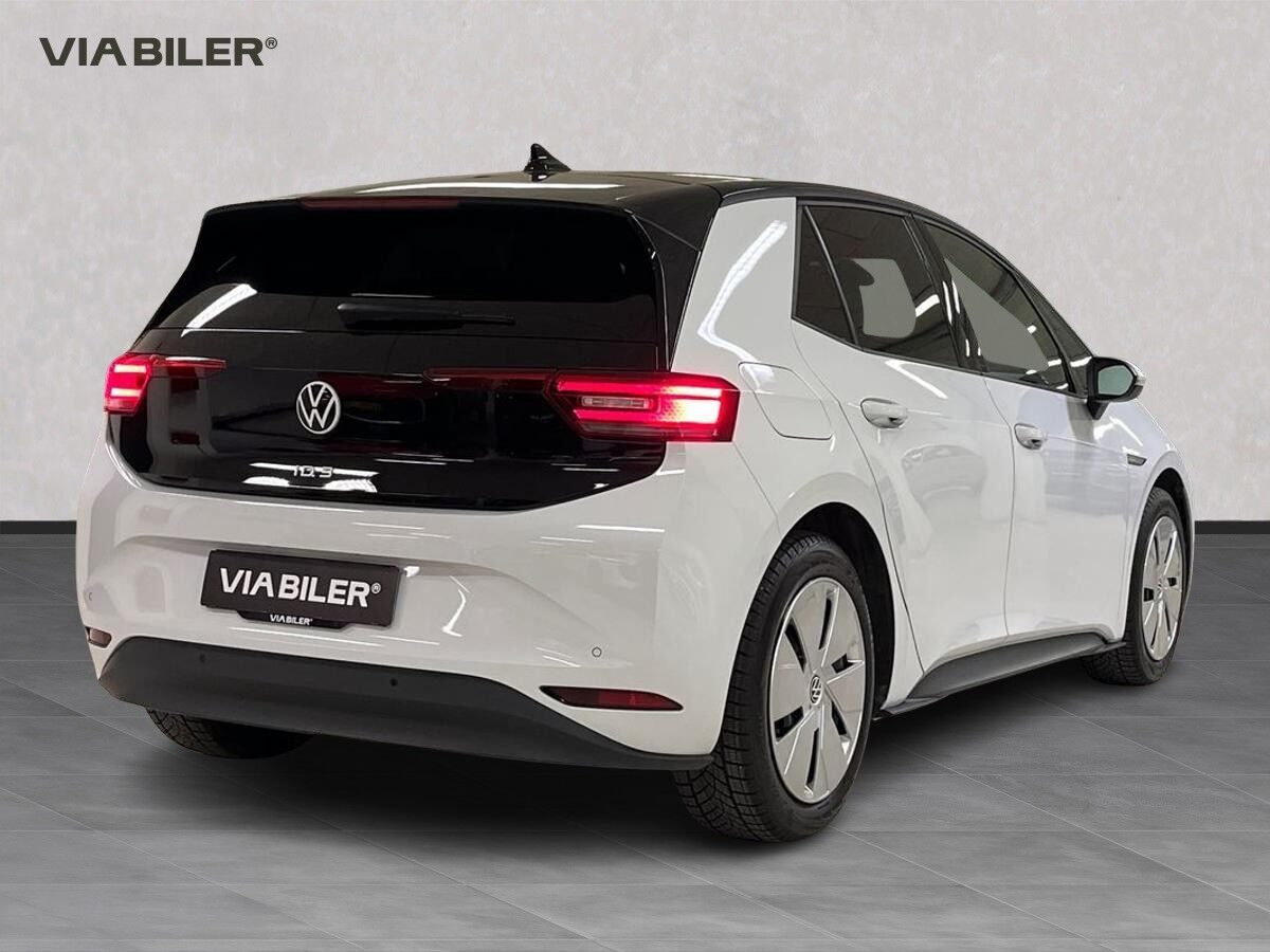 Hvid VW ID.3 fra 2021