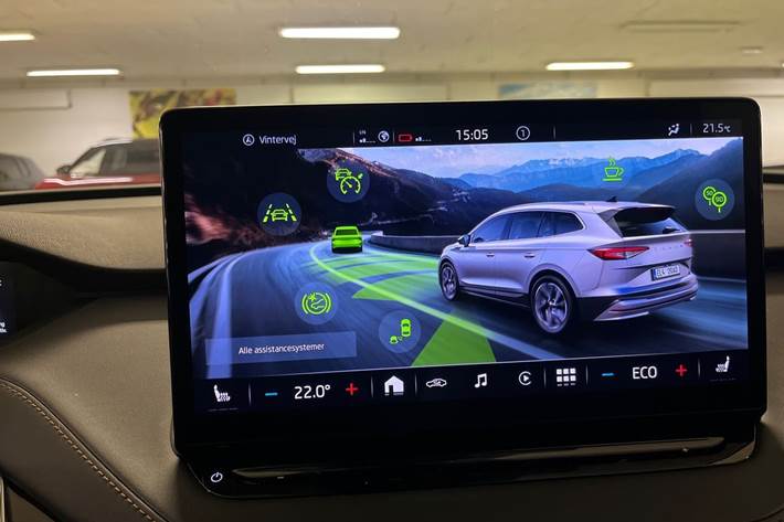 Sølv Skoda Enyaq fra 2021