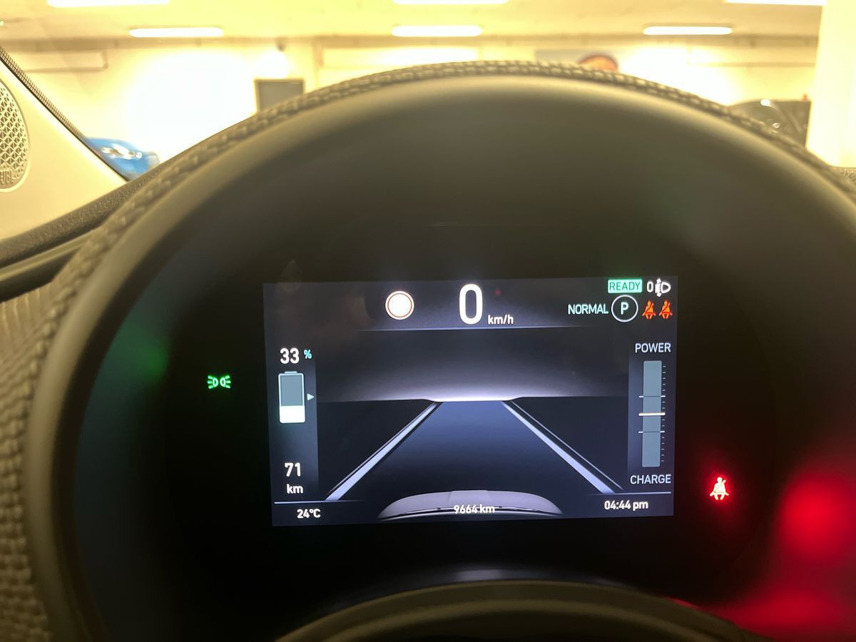 Hvid Fiat 500e fra 2023