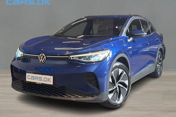 Blå VW ID.4 fra 2022 set udefra