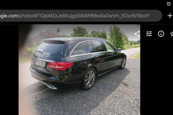 Sort Mercedes 220 D fra 2016