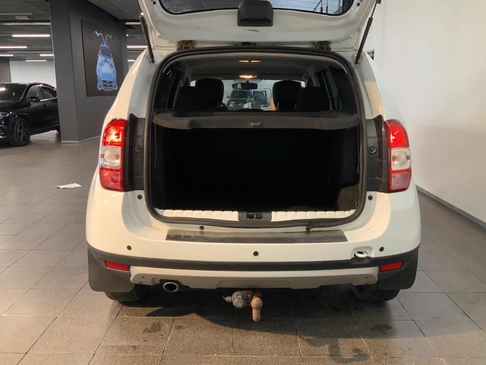 Hvid Dacia Duster fra 2017