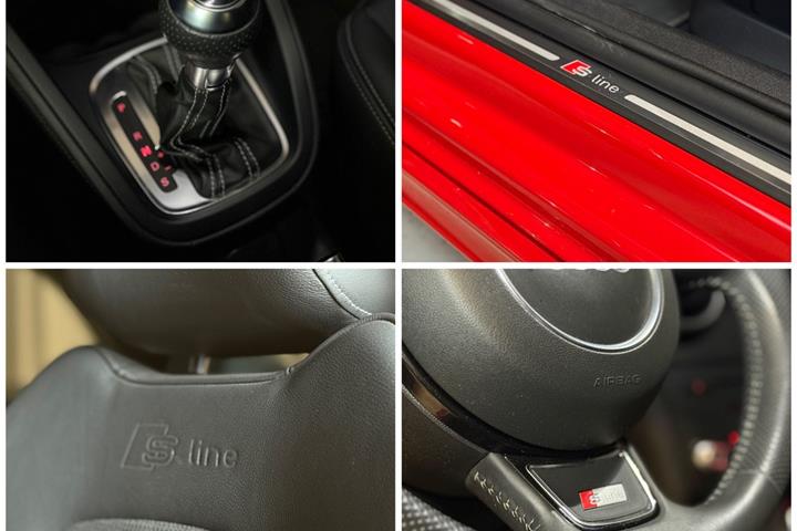 Rød Audi A1 fra 2011