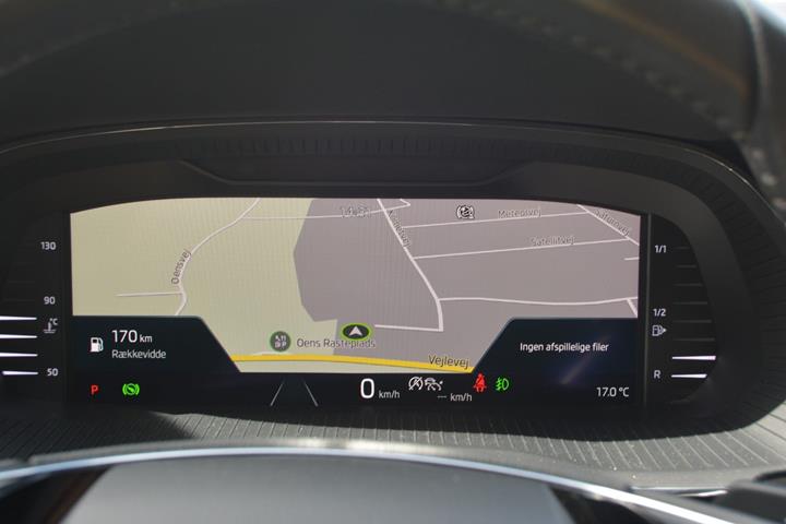 Grå Skoda Octavia fra 2021
