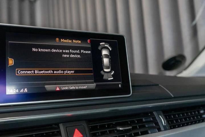 Sort Audi A4 fra 2017