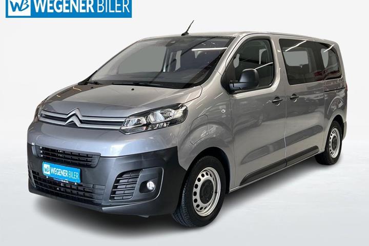 Grå Citroën e-Jumpy fra 2024 set udefra