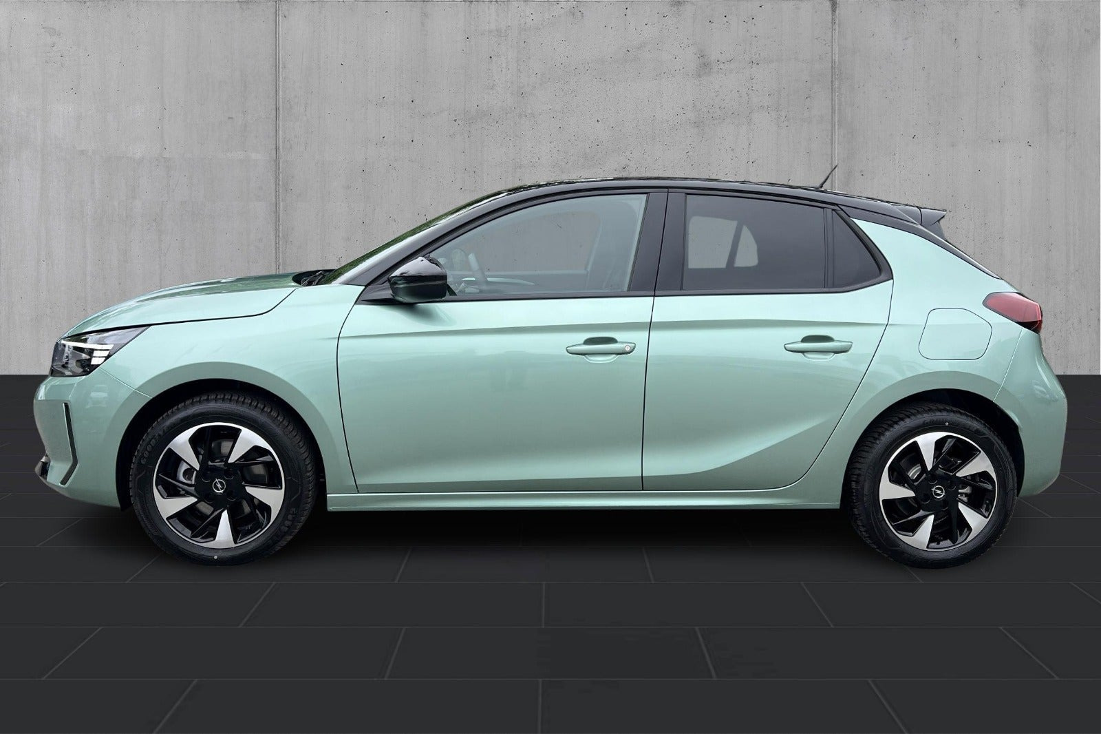 Grøn Opel Corsa-e fra 2026