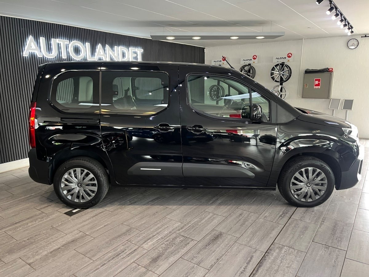 Sort Citroën ë-Berlingo fra 2025