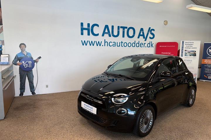 Sort Fiat 500e fra 2024
