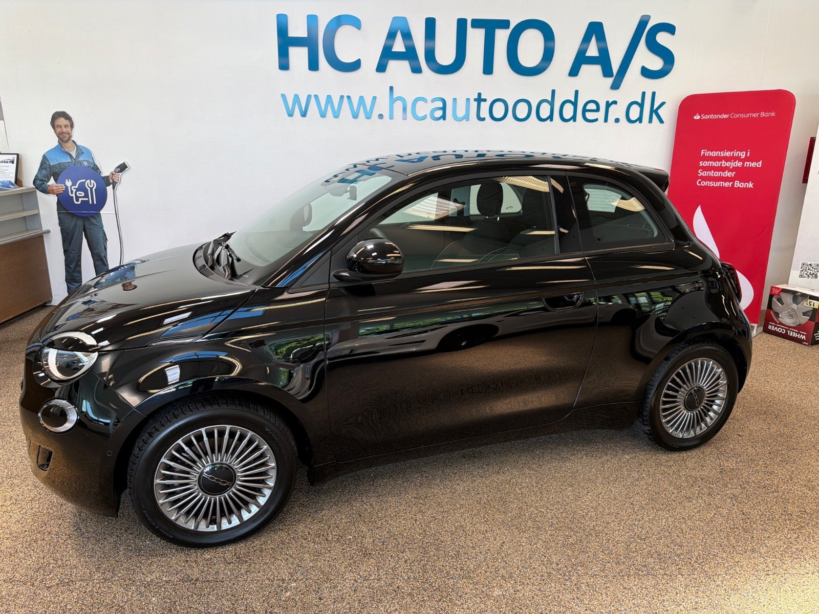 Sort Fiat 500e fra 2024