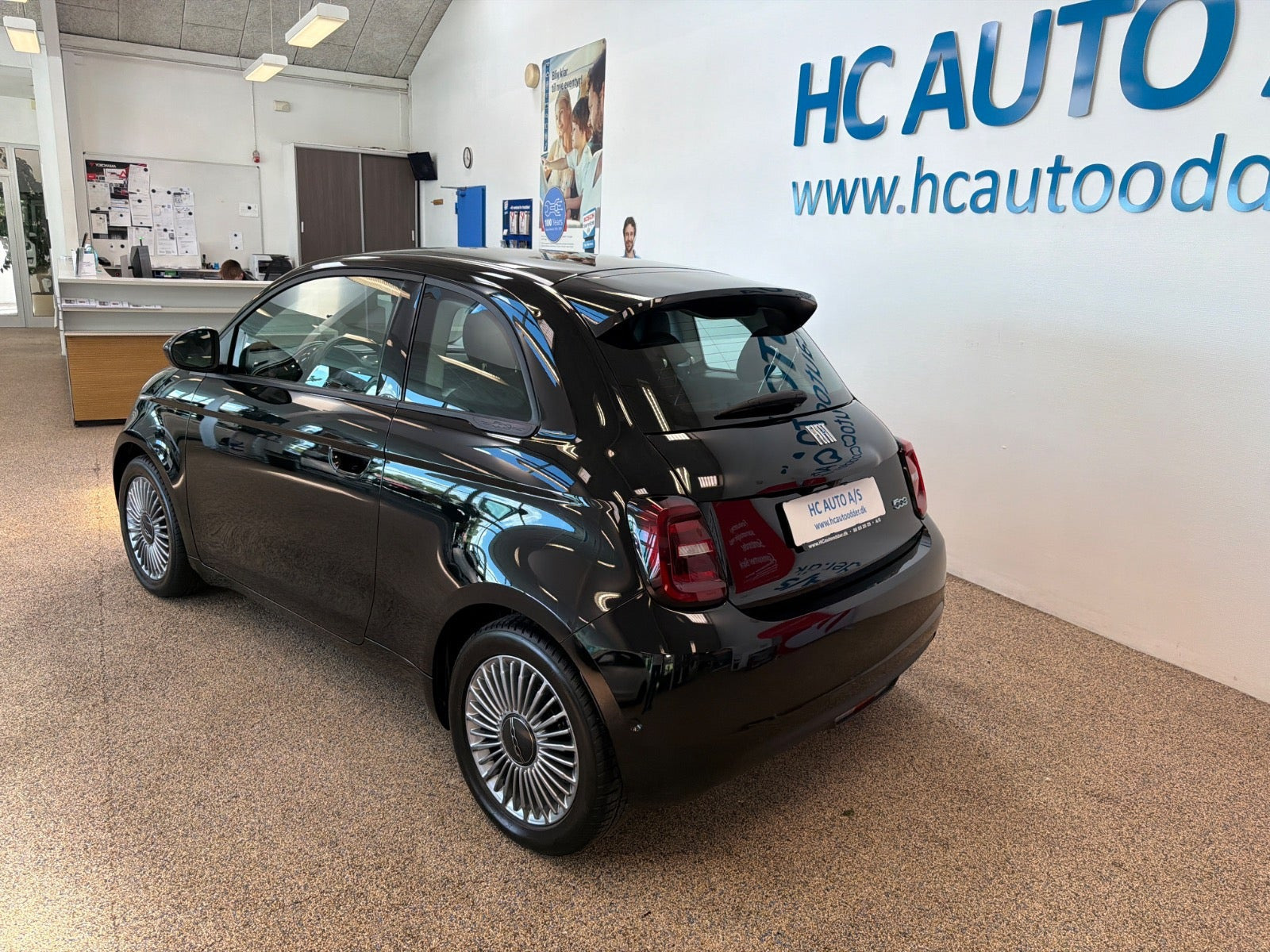 Sort Fiat 500e fra 2024