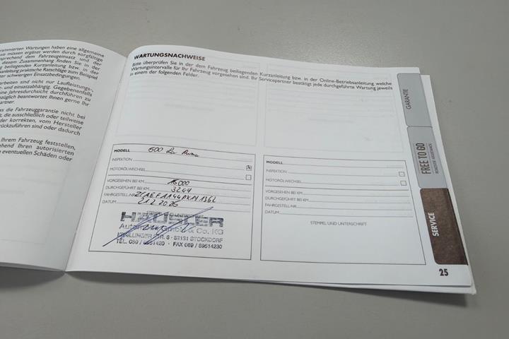Sort Fiat 500e fra 2024