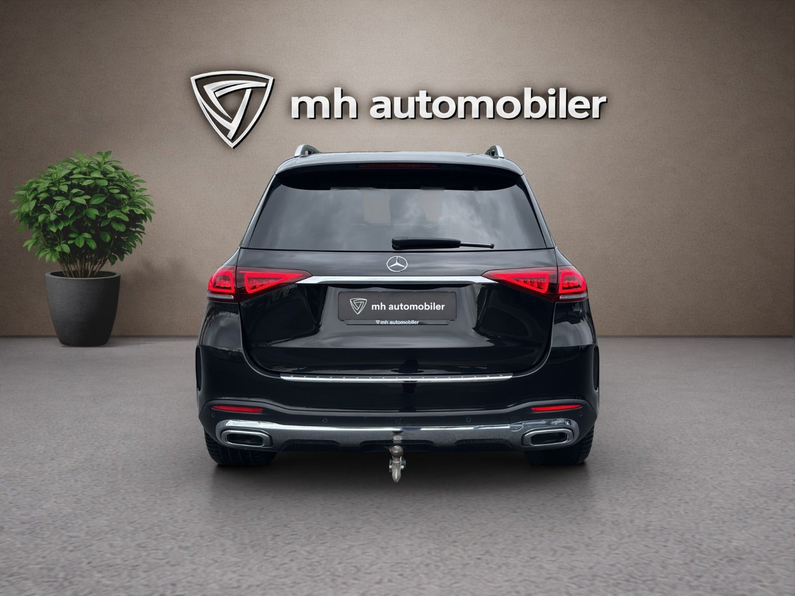 Sort Mercedes GLE350 de fra 2021