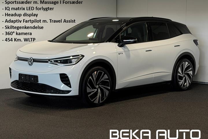 Hvid VW ID.4 fra 2023 set udefra