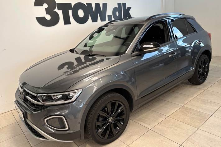 Grå VW T-Roc fra 2023