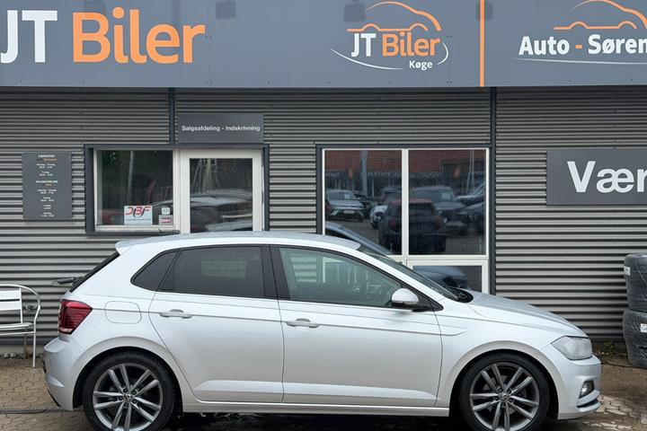 Sølv VW Polo fra 2021