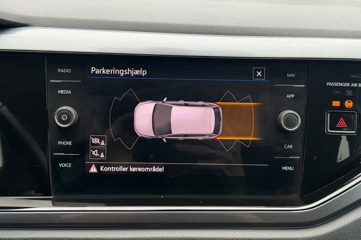 Sølv VW Polo fra 2021
