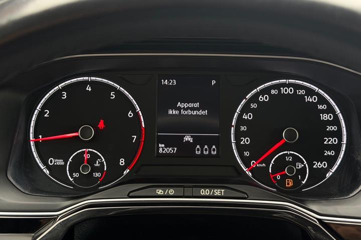 Grå VW e-Golf VII fra 2020